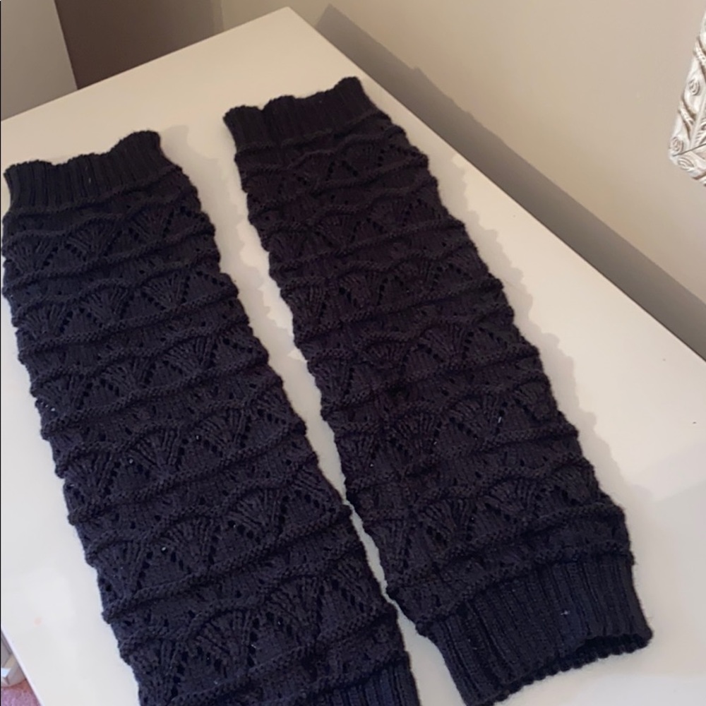Dark Gray Boot Socks / Leg Warmers